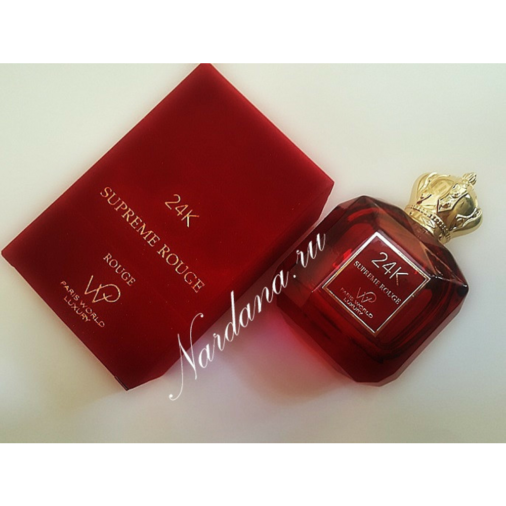 Luxury 24k supreme rouge. Духи Supreme rouge 24k. 24 К Суприм Руж. 24k Supreme rouge EDP. Paris World Luxury 24k Supreme rouge.